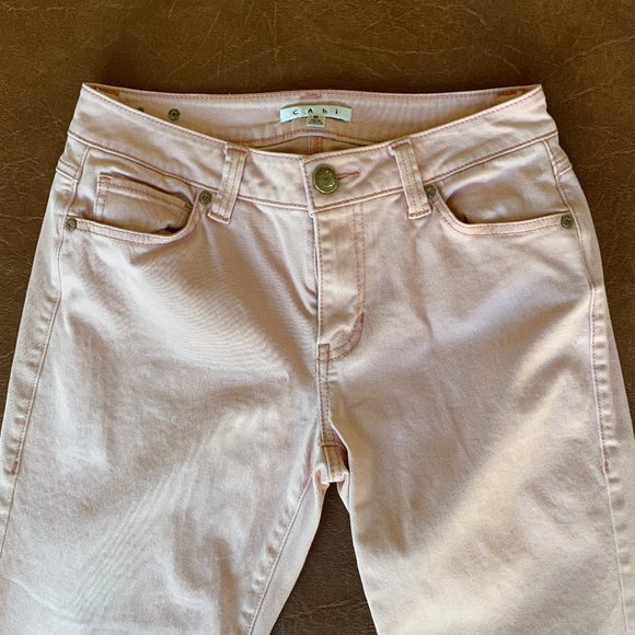 Cabi 230 Pink Nectar Curvy Skinny Jeans Size 6 - Picture 12 of 16